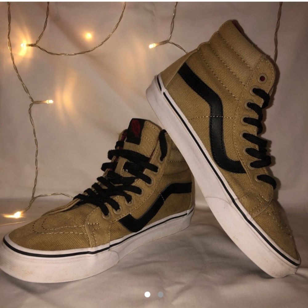 VANS - high top tan brown
